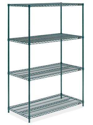 Epoxy Wire Shelving Unit - 48 x 24 x 72"