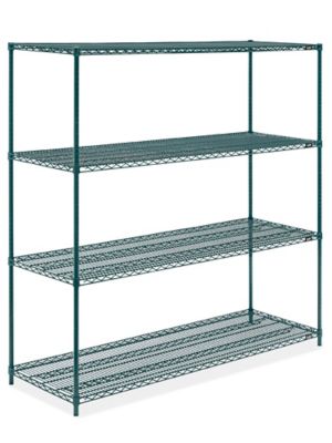 Epoxy Wire Shelving Unit - 72 x 24 x 72"