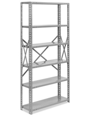 Solid Stainless Steel Shelving - 36 x 24 x 72 H-5468 - Uline