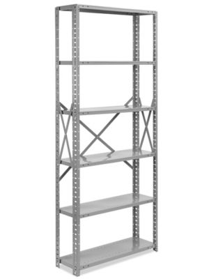 Solid Stainless Steel Shelving - 36 x 24 x 72 H-5468 - Uline