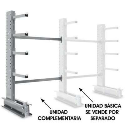 Unidad Complementaria para Rack Cantilever de Un Lado, 76 x 40 x 96" H-3846-ADD