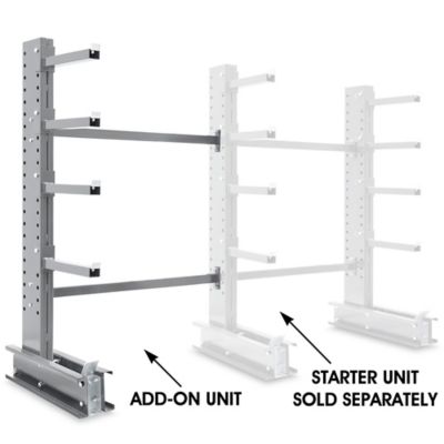 Add-On Unit for Single Sided Cantilever Rack, 76 x 40 x 96" H-3846-ADD