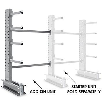 Add-On Unit for Single-Sided Cantilever Rack, 76 x 40 x 96" H-3846-ADD