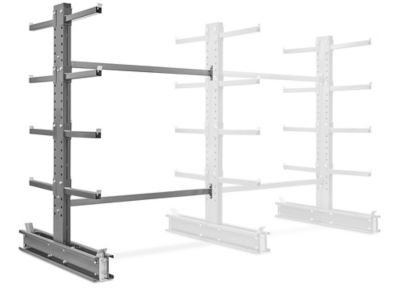 Unité complémentaire pour support en porte-à-faux à double face – 76 x 65 x 96 po