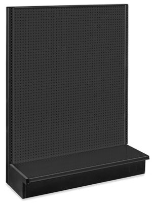 Single-Sided Gondola Starter Unit - 48 x 19 x 72", Black H-3874BL