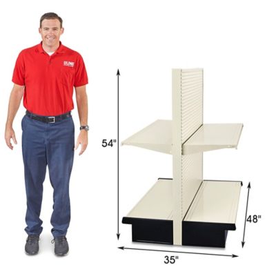 Double-Sided Gondola Starter Unit - 48 x 35 x 54