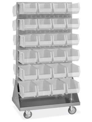 Organizador para Gavetas Gigantes Estibables - 48 x 18 x 72 con Gavetas  Azules de 15 x 20 x 12 1/2 H-9903BLU - Uline