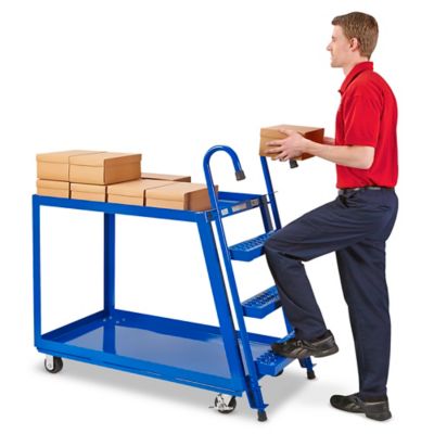 jo h 3904 Stock Picking Ladder Cart - 54 x 28 x 51