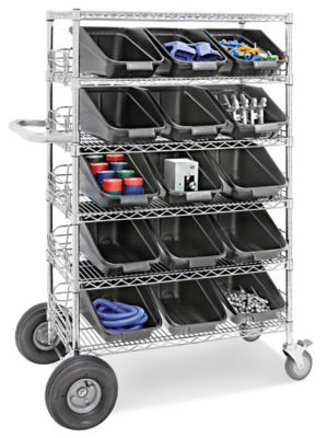 Storage Bin Carts, Rolling Bin Carts in Stock - ULINE - Uline