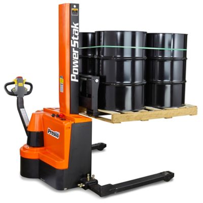 Fully Powered Stacker 62" Lift H3936 Uline