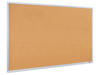 Cork Board with Aluminum Frame - 4 x 3' H-3946