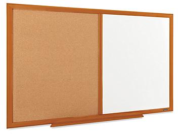 Combination Dry Erase/Cork Board - 4 x 3' H-3951