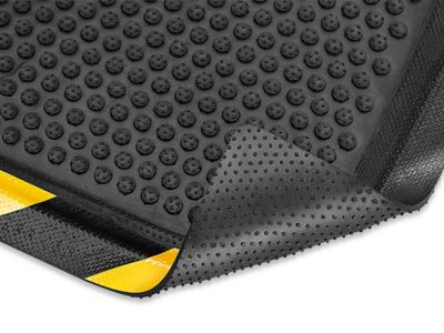 Anti-Fatigue Black Nitrile Rubber Mat 3x5 for Grease, Oil, Chemicals Shops