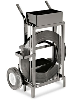 Ribbon-Wound Steel Strapping Cart H-396 - Uline