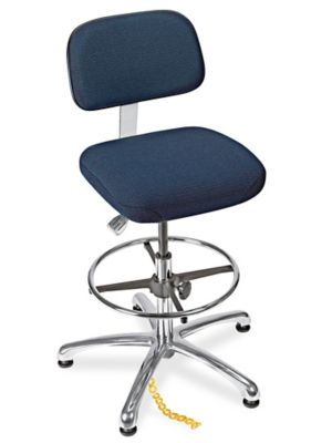 Deluxe Work Stool - Fabric H-4823 - Uline