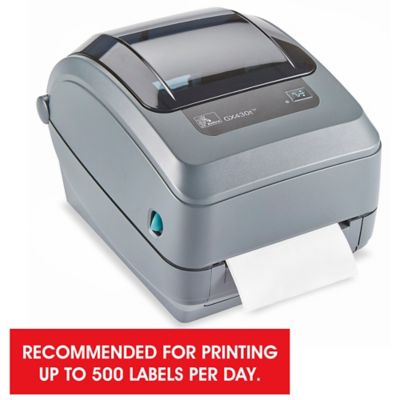 Zebra Gx430t Desktop Dual Barcode Printer H 3991 Uline 8425