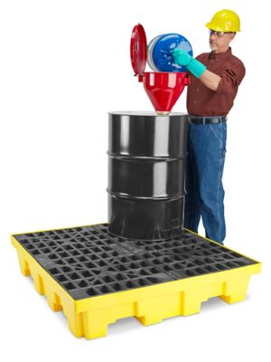 Vicfam Plastics: Spill-Guard Containment Pallet (4 Drum)