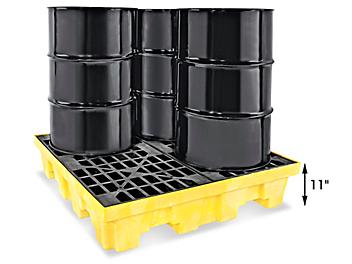4 Drum Spill Containment Pallet H-4034