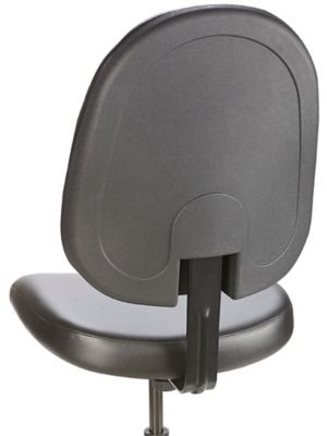 Deluxe Vinyl Work Stool - Black H-4066BL - ULINE