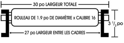 Rouleaux par gravité