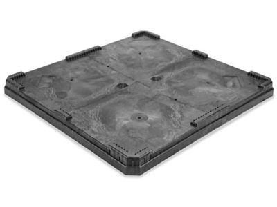 Bulk Container with Lid - 45 x 45 x 33, Gray H-1739GR - Uline