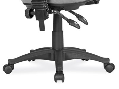 Fabric office chair with best sale adjustable arms