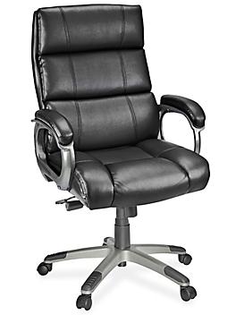 Leather Executive Chair - Black H-4116BL