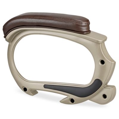 Left Armrest for Leather Executive Chair - Dark Brown H-4116BR-LFT