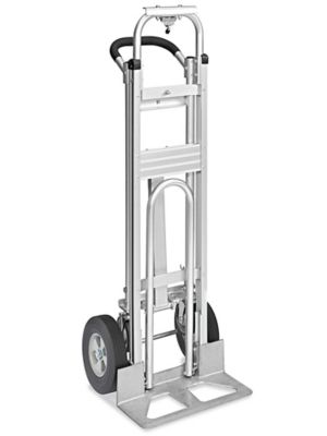 Uline Aluminum 3-In-1 Hand Truck - Solid Wheels H-4124