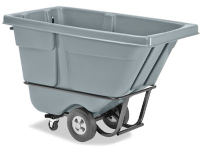 Uline Standard Tilt Truck - 1/2 Cubic Yard, Gray H-4185GR