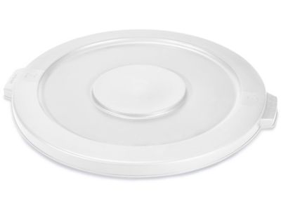 Uline – Couvercle pour poubelle – 44 gallons, blanc