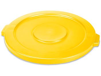 Lid for 44 Gallon Uline Trash Can - Yellow H-4200Y