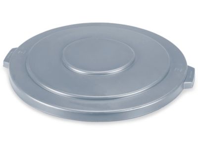 Uline – Couvercle pour poubelle – 55 gallons, gris