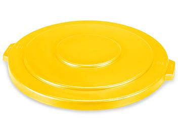 Lid for 55 Gallon Uline Trash Can - Yellow H-4201Y