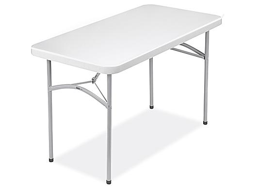 Economy Folding Table 48 X 24 White, 48 Folding Table White