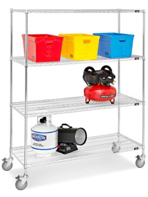 HUBERT® Wire Shelving Clear Plastic Shelf Insert - 60L x 18W