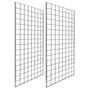 Gridwall Panels - 2 x 4', Chrome H-4278C