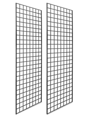 Gridwall Panels - 2 x 6', Black