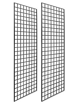 Gridwall Panels - 2 x 6', Black H-4279BL