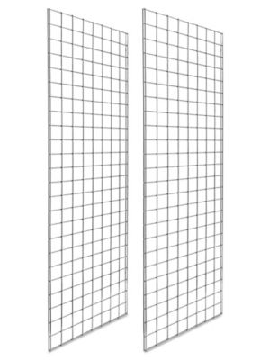 Panneaux grillagés – 2 x 6 pi, chromé