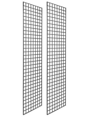 Gridwall Panels - 2 x 8', Black H-4280BL
