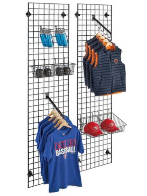 Gridwall Panels - 2 x 8', Black H-4280BL - Uline