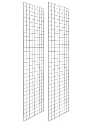 Panneaux grillagés – 2 x 8 pi, chromé