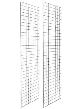 Gridwall Panels - 2 x 8', Chrome H-4280C