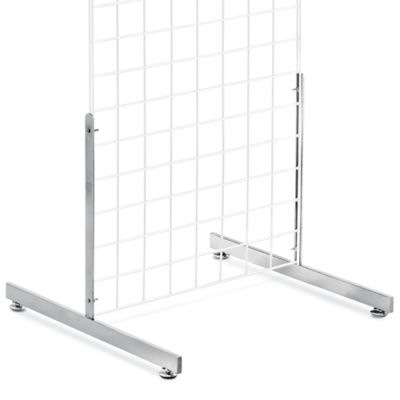 Gridwall T-Legs - 24 x 19 1/2", Chrome H-4281C