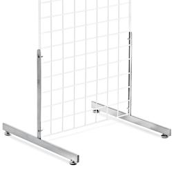 NEW 2 PAIR OF T-LEGS FOR GRIDWALL PANELS White 