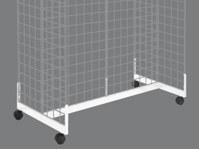 Base de Góndola de Rejillas 24 x 48", Blanca H4282W Uline