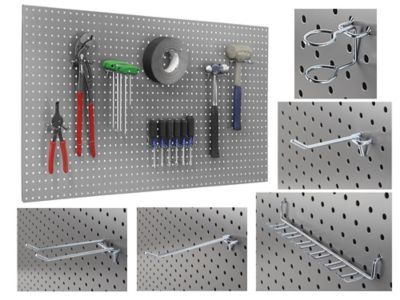 Tableros Perforados, Ganchos, Paredes de Tablero Perforado en Existencia -  ULINE