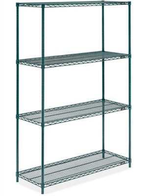 Epoxy Wire Shelving Unit - 48 x 18 x 72"