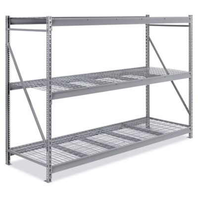 72W x 24D Bulk Rack Wire Deck Extra Level. Bulk Rack  Shelving is <strong>designed for storage areas in which goods are handled  manually instead of being transported on a pallet</strong>.